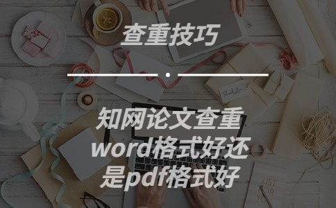 知网论文查重word格式好还是pdf格式好